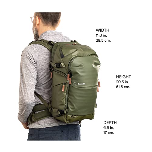 Shimoda Explore v2 25 Starter Kit Compact Outdoor Photography Travel Backpack incl Small Mirrorless Core Unit CarryOn Ready Adventure Pack AntiTheft Camera Access 14 Laptop Sleeve Army Green - Image 3