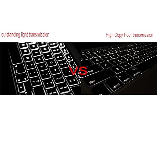 Bfenown Replacement Keycaps Keys for MacBook Air M2 M3 Retina 13.6'' A2681 A3113, MacBook Pro 14 16'' M2 M3 Pro A2779 A2780 A2918 A2992 A2991, MacBook Air M2 M3 15'' A2941 A3114 2022-2024 Year Black - Image 2