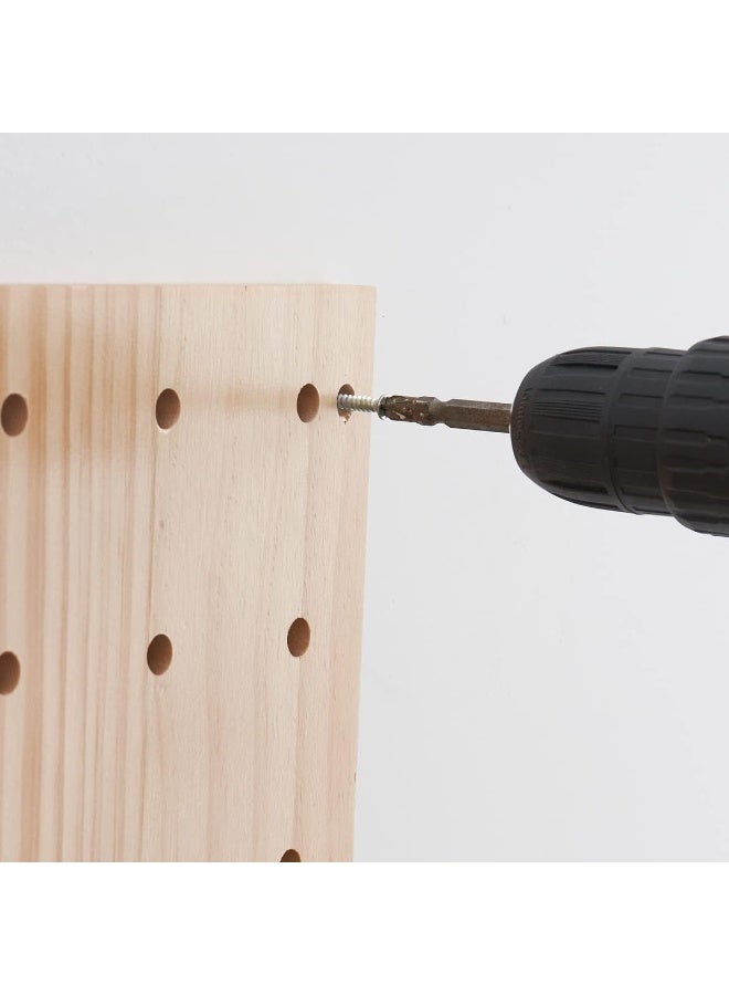 Wood Pegboard Combination Wall Organizer Kit  - Image 5