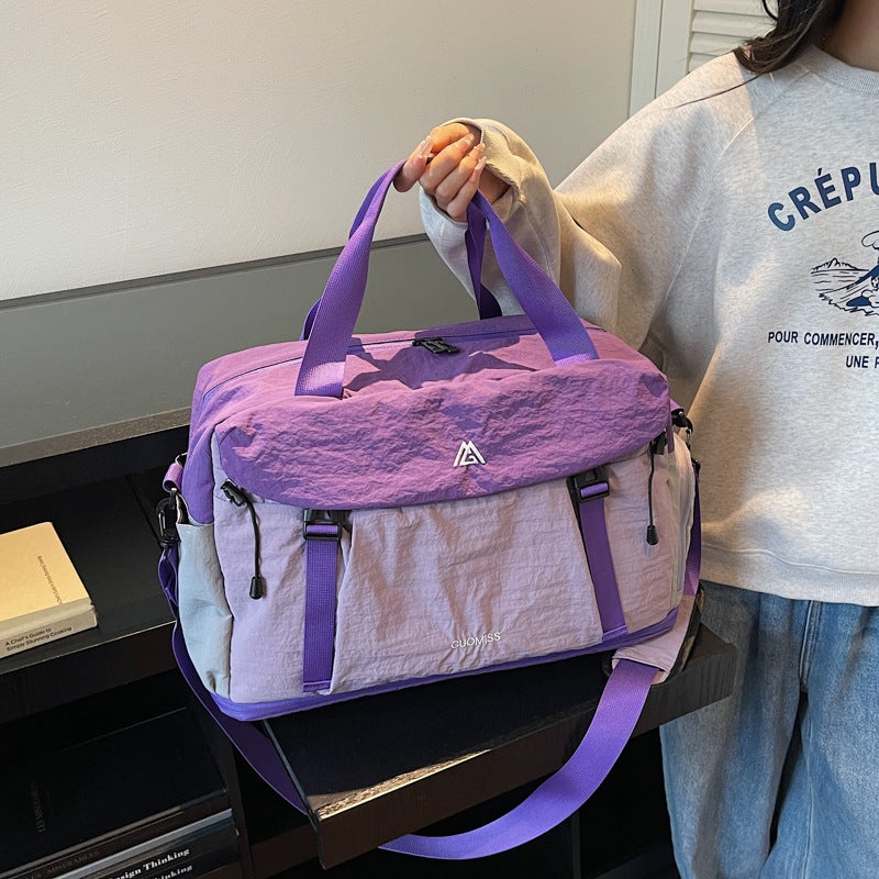 Multifunctional Lightweight Travel Duffel Bag with Wet-Dry Separation, Large Capacity for Short Trips - Image 4