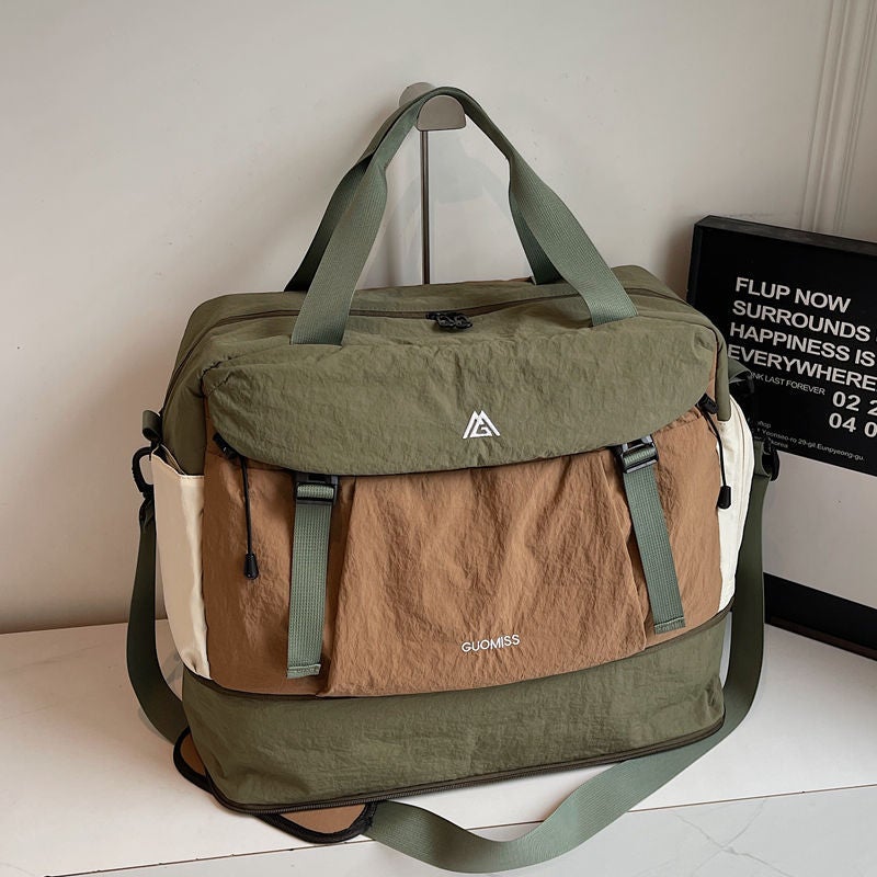 Multifunctional Lightweight Travel Duffel Bag with Wet-Dry Separation, Large Capacity for Short Trips - Image 1