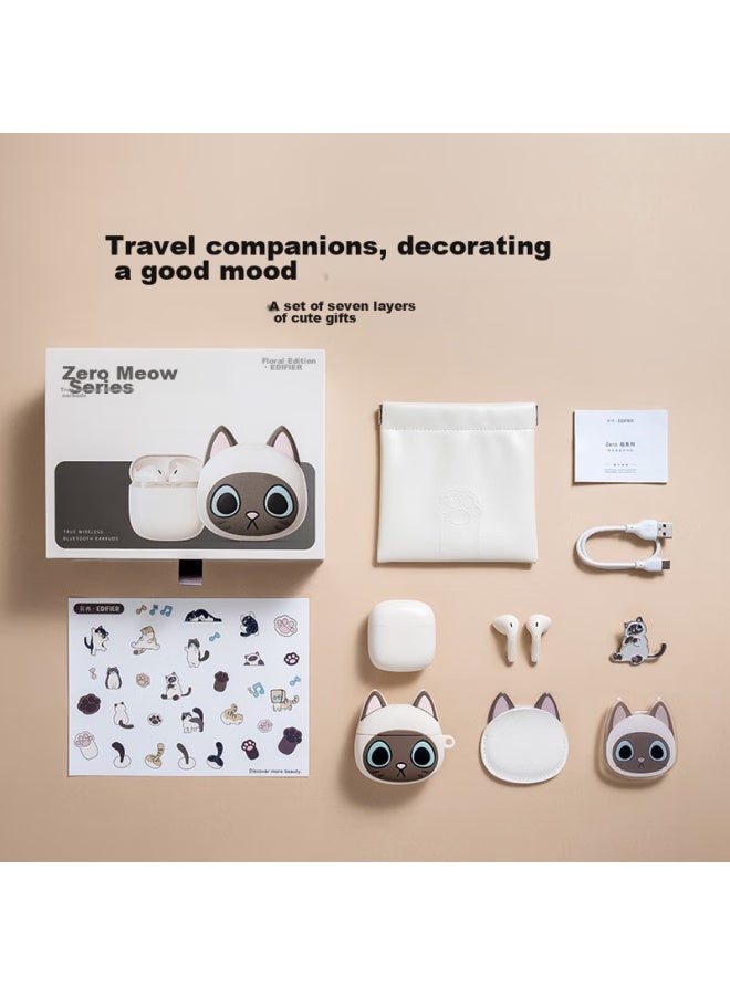 Walker Flower Edifier Hua Zai Zero Miaoxia Series Limited Edition Gift Box, True Wireless Bluetooth Earphones, Semi In-ear Headphones, Boodle Miaoxia - Image 1