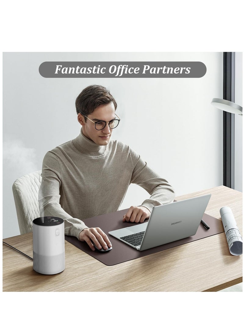 Excefore - Waterless Diffuser for Essential Oil, Aromatherapy Diffuser for Home with Battery Indicator, Portable Smart Scent Air Machine 1/2/3 & Continuous Mist, Timing & Auto-off Function, 400~500 sq. ft Scent - Image 1