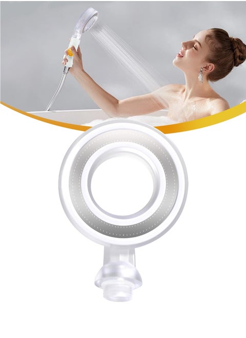 Home short Shower, with Aromatherapy Filter use, Ring structure, Stainless steel + ABS Material, Suitable for Home, Hotel Accommodation use