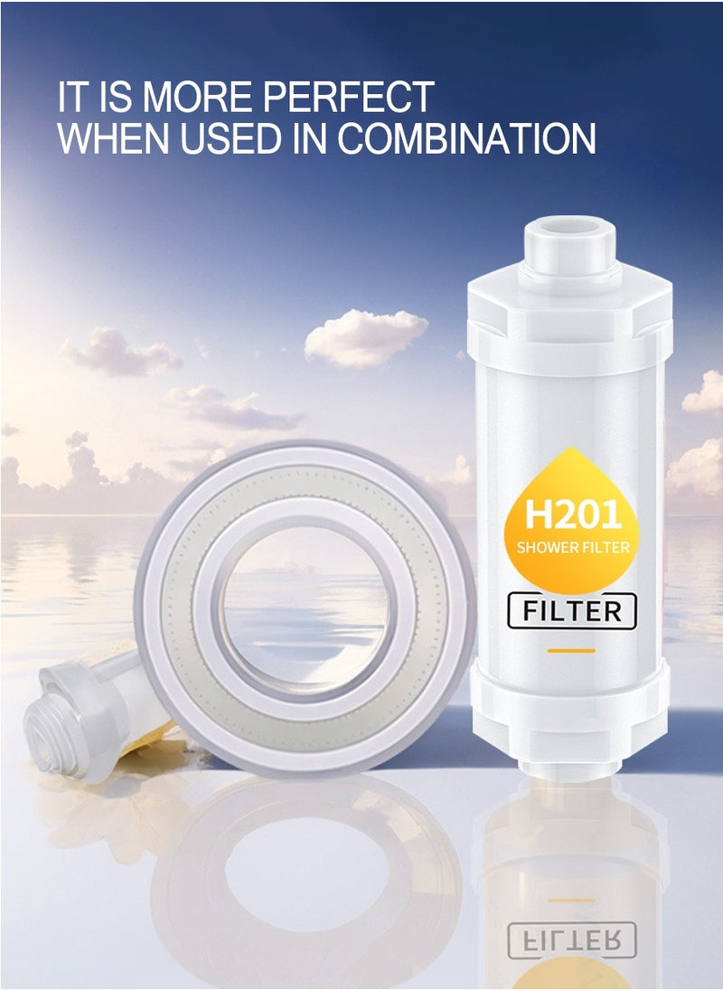 Beirui - Home short Shower, with Aromatherapy Filter use, Ring structure, Stainless steel + ABS Material, Suitable for Home, Hotel Accommodation use - Image 1
