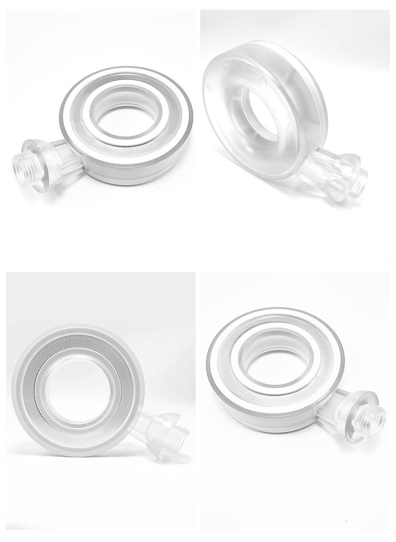 Beirui - Home short Shower, with Aromatherapy Filter use, Ring structure, Stainless steel + ABS Material, Suitable for Home, Hotel Accommodation use - Image 1