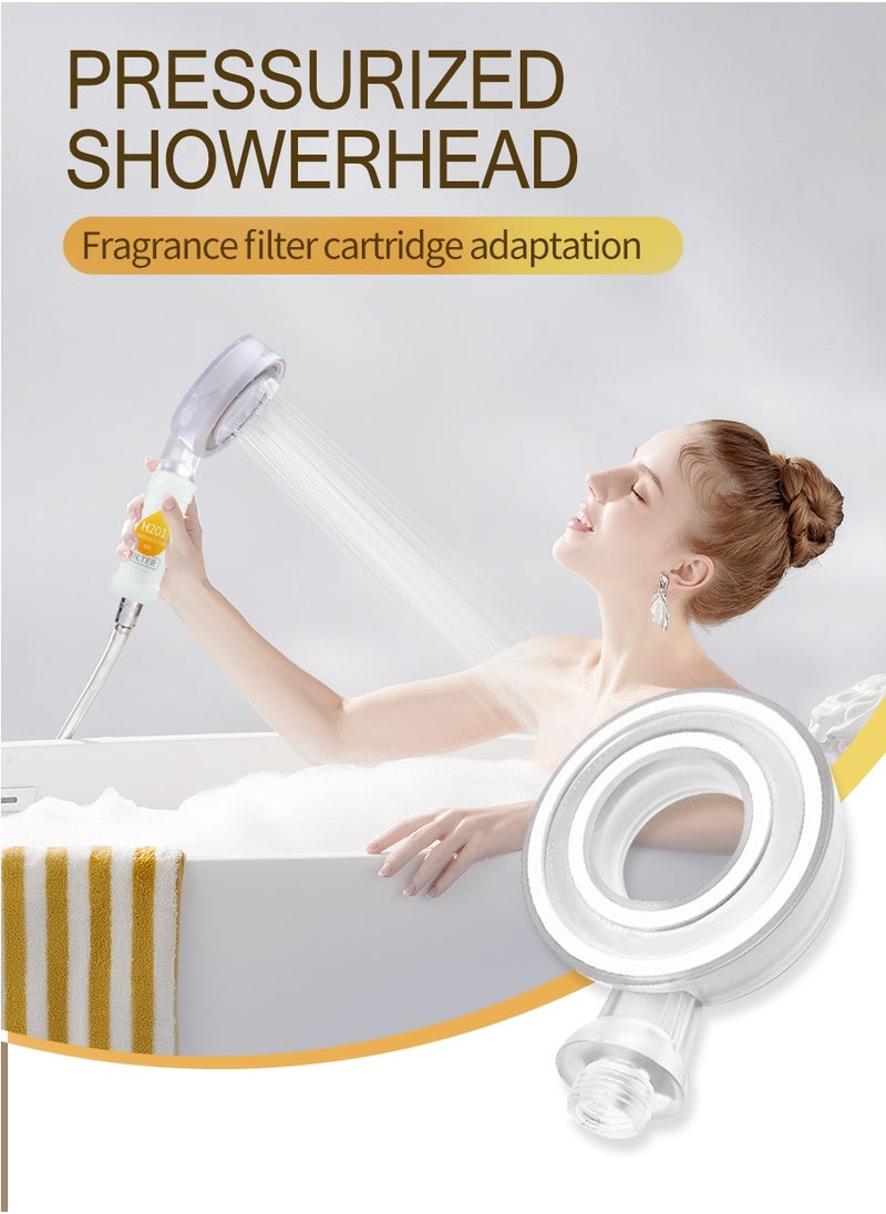 Beirui - Home short Shower, with Aromatherapy Filter use, Ring structure, Stainless steel + ABS Material, Suitable for Home, Hotel Accommodation use - Image 1