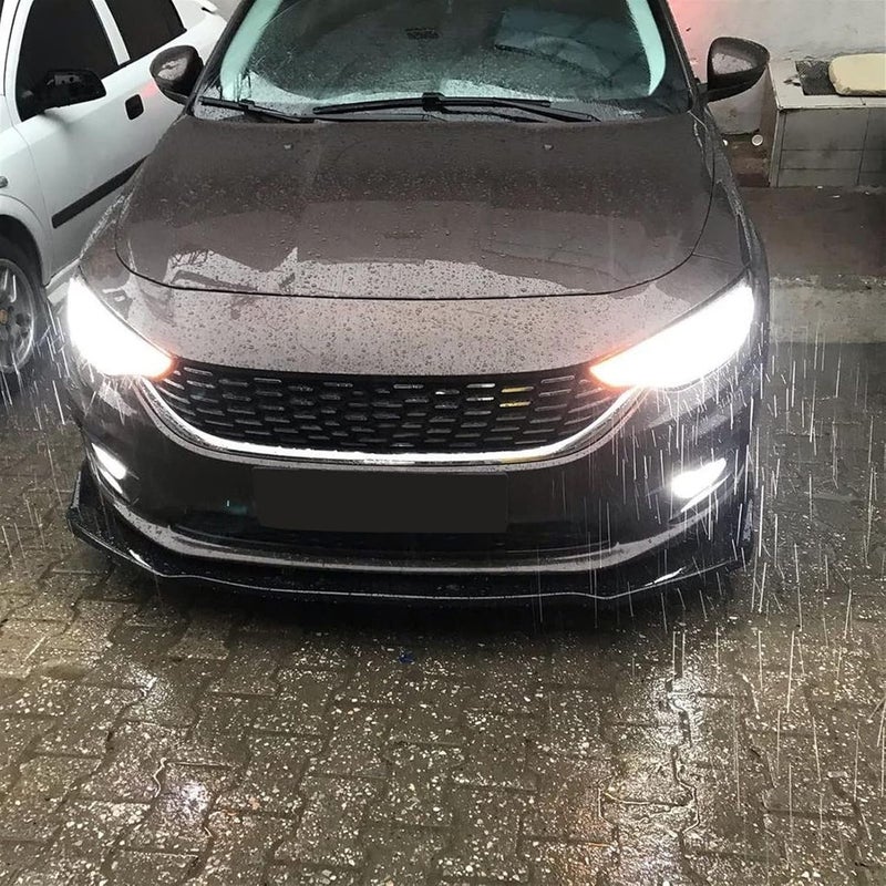 Wivplex 3-Piece Front Bumper Lip Spoiler Kit for Fiat Tipo Egea - Image 5