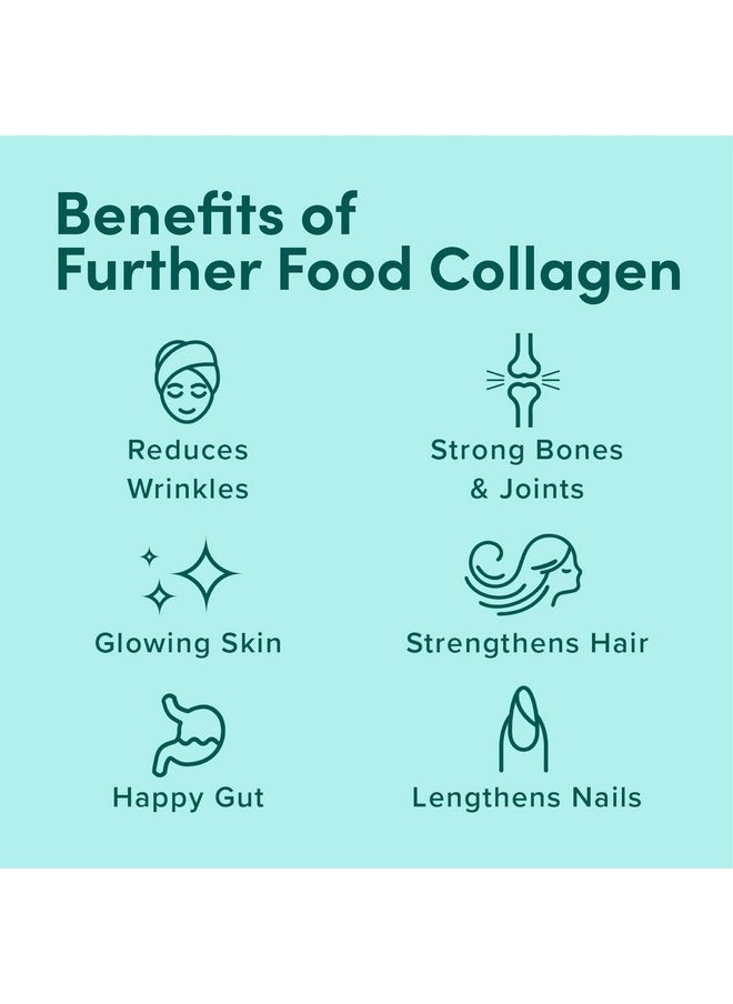 Further Food - Further Food Unflavored Marine Collagen Peptides Powder, Wild Caught, Sustainable, Type 1, 2 & 3 Collagen, Gut + Joint Support, Hair, Skin, Nails, Sugar-Free 5.93 oz - Image 1