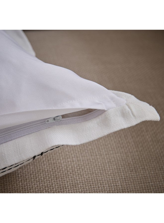 Home Box Dune Dweller Check Filled Cushion 50 x 30 cm - Image 3