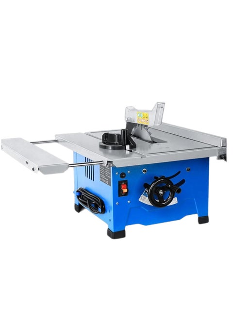 Corded 1200W Table Saw, 8 Inch, 5000 RPM 45ºBevel Cutting with Extension Bracket, Ideal for Woodworking, Home Repair and DIY-Blue