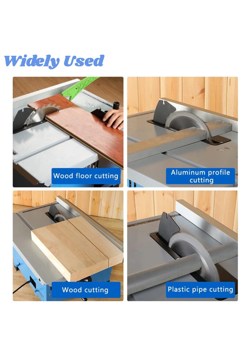 Corded 1200W Table Saw, 8 Inch, 5000 RPM 45ºBevel Cutting with Extension Bracket, Ideal for Woodworking, Home Repair and DIY-Blue