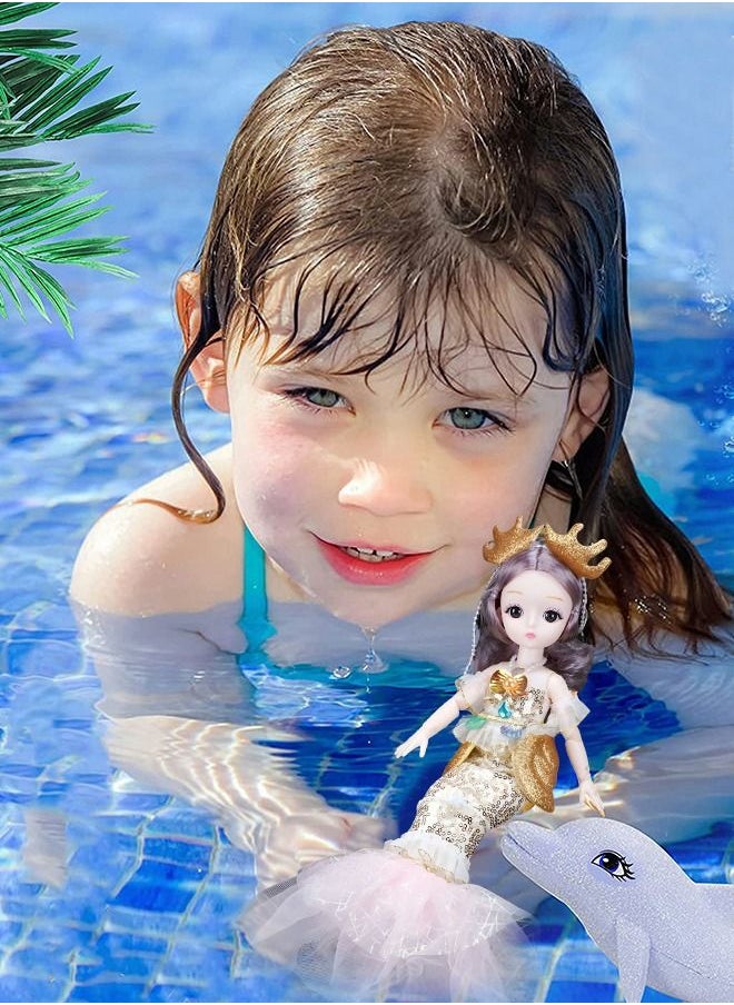 GROIC - Barbie Mermaid Princess Doll, Singing Storytelling Mermaid Toys, Wedding Dolls, Girls Princess Toys, Baby Music Toys - Image 1