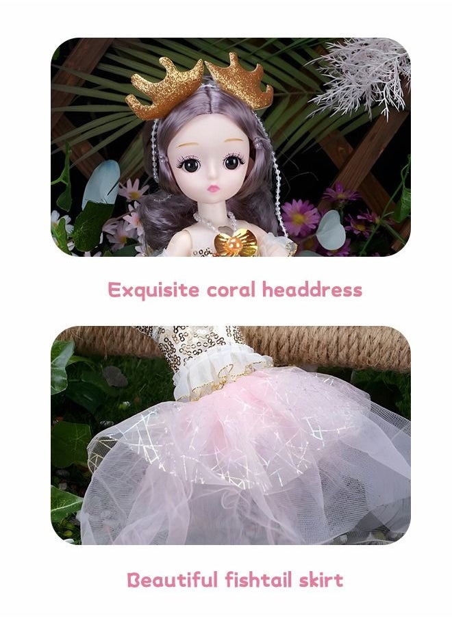 GROIC - Barbie Mermaid Princess Doll, Singing Storytelling Mermaid Toys, Wedding Dolls, Girls Princess Toys, Baby Music Toys - Image 1