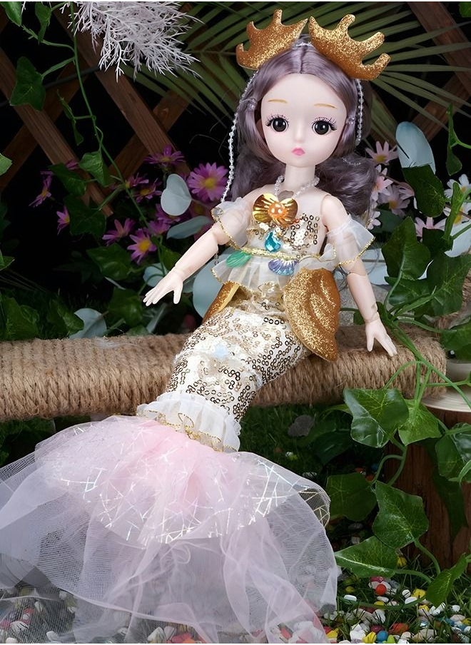 GROIC - Barbie Mermaid Princess Doll, Singing Storytelling Mermaid Toys, Wedding Dolls, Girls Princess Toys, Baby Music Toys - Image 1