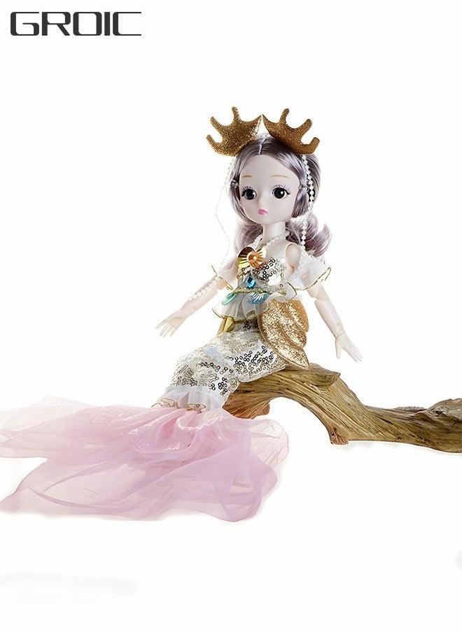 GROIC - Barbie Mermaid Princess Doll, Singing Storytelling Mermaid Toys, Wedding Dolls, Girls Princess Toys, Baby Music Toys - Image 1