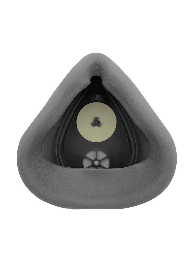 3200 Dust Mask Reusable Half Face Cover Respirator Mask with Filter Cotton KN95 Dust-Proof Mask Suitable for Industry, Dust Prevention, Grinding, Decoration and Coal Mine Black  - Image 5