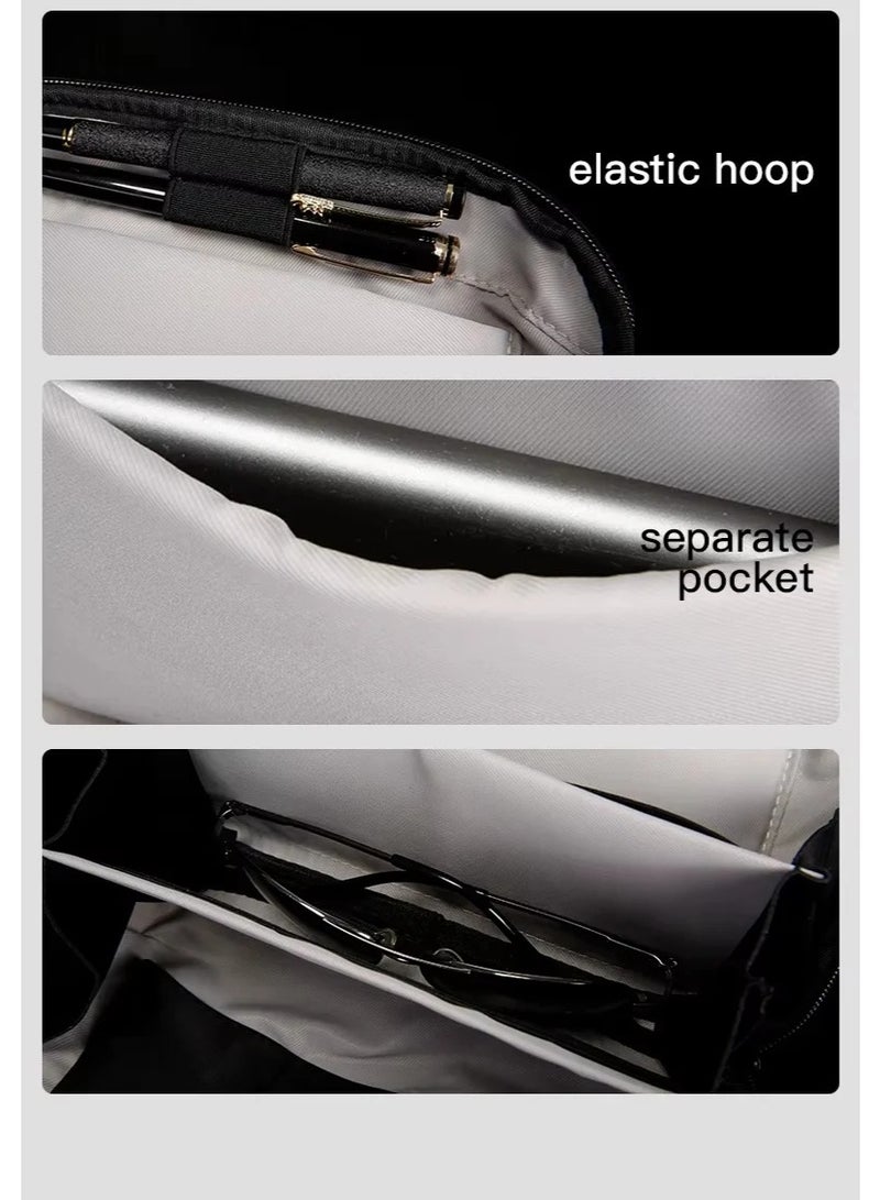 بانجي Bange 6800 Black New Urban Travel Waterproof Electronic Organizer Case Accessories Pouch Digital Storage Bag - Image 3