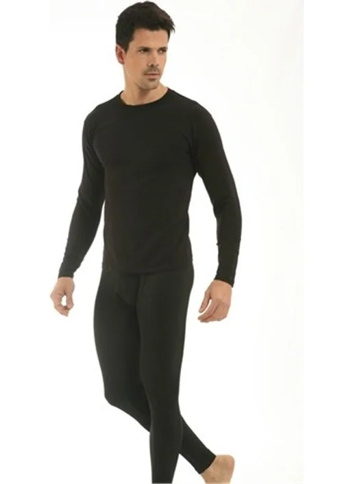 كوتا Men's Thermal Underwear Set - Black