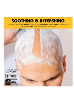 Bee Bald Bee Bald SHAVE Premium Shave Cream Goes On Light & Slick For A Shave That's Incredibly Smooth & Quick For Both Face And Head, 6 Fl Oz  - Image 4