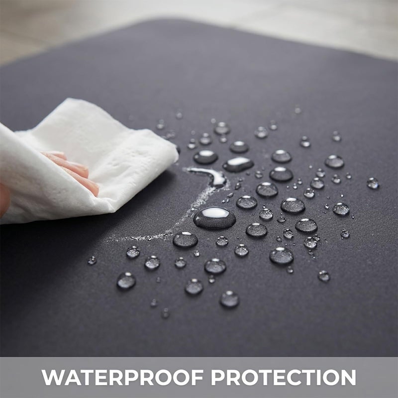 Womumon Baby Splat Mat for Under High Chair, 60 x 60 Inch Splash Mat, Waterproof and Washable Spill Mat, Anti-Slip Floor Protector - Image 3