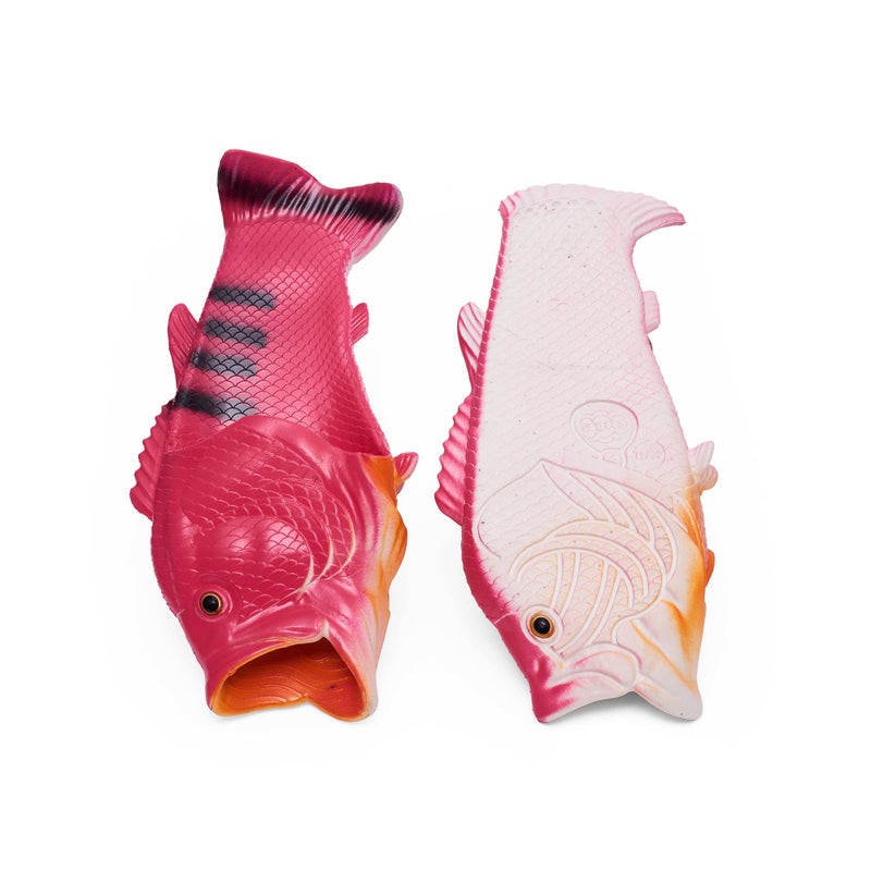 Coddies Fish Flip Flops | The Original Bass Fish Slippers (Pink | 3-4 Men | 5-6 Women | EU 36-37) - Image 4