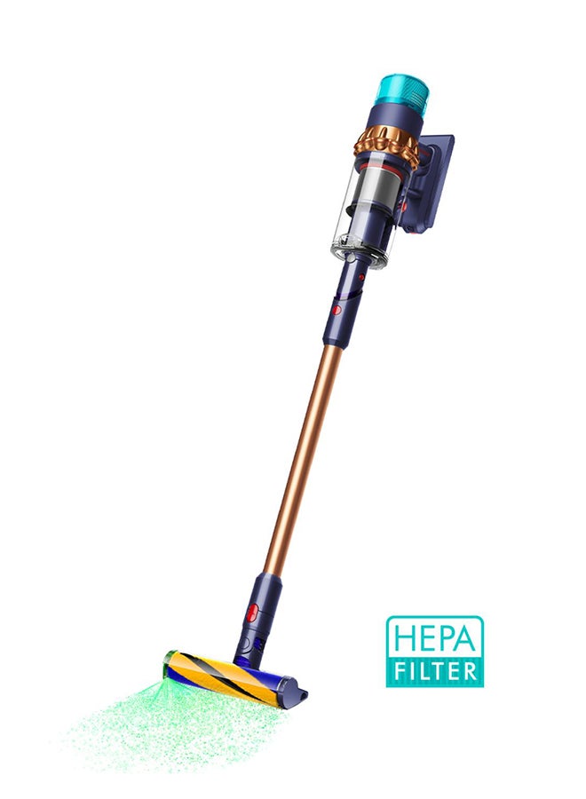 dyson Gen5detect Absolute most advance Cordless Vacuum technology with suction power of 262AW,up to 70 min run time, 4.5 hrs charging time, advance hepa Filtration 0.76 L 1.2 W Gen5detect Absolute prussian blue and copper - Image 1