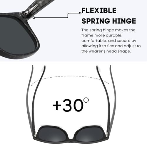 PRIVEL XXL Size Extra Large Polarized Sunglasses 155MM for Big Wide Heads Men TR90 Ultralight UV400 Protection Glasses (PMX007P-16) - Image 4