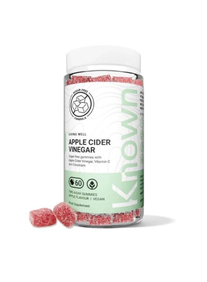 Known Apple Cider Vinegar Gummies - Sugar Free | 1000mg ACV, Vitamin C, Chromium for Metabolism - Image 1
