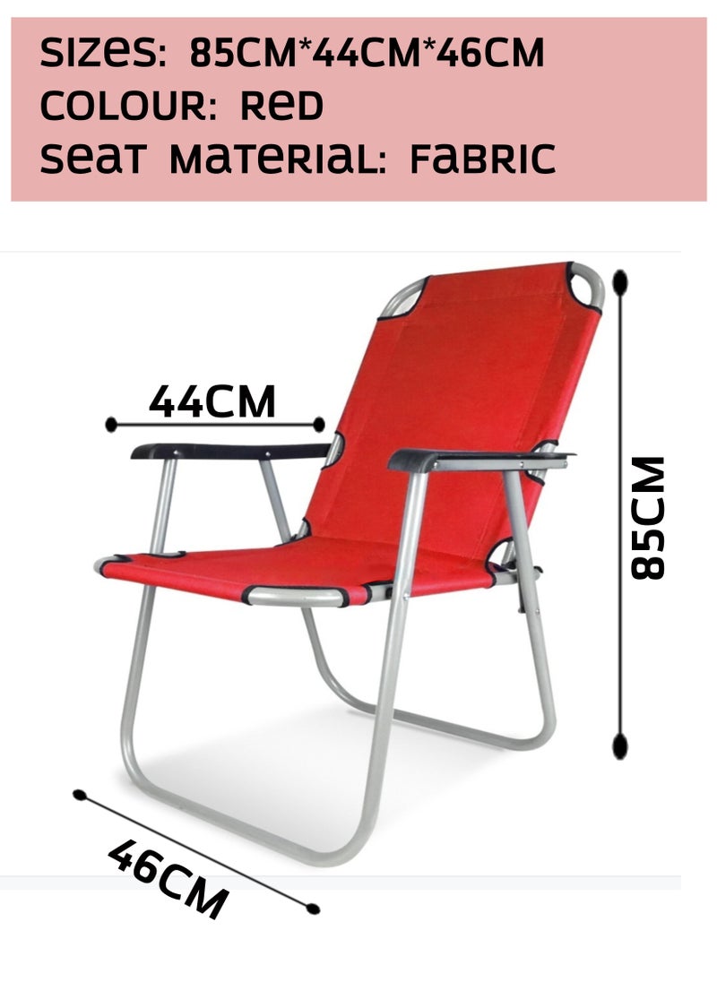 Foldable outdoor and indoor space saving easy storage lightweight chair to use for multipurpose outdoor activities as beach chair camping chair quick setup wherever you go - pzsku/ZC2EDF8510FA2B1D52ECDZ/45/_/1698402425/cad005ce-dd58-42d1-808f-60e069e32064