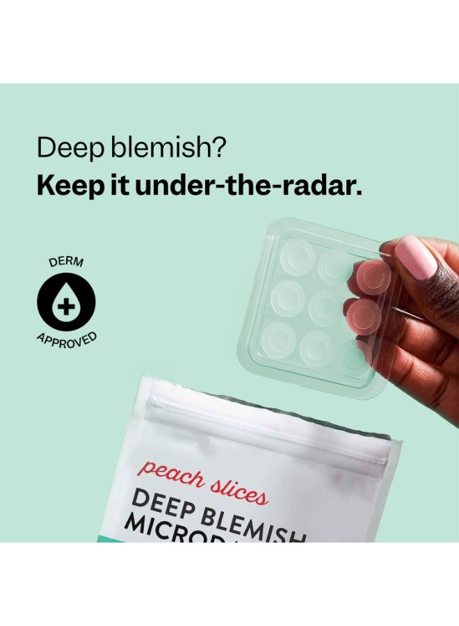 Peach Slices - Deep Blemish Microdarts (9 ct) - Early Stage Pimple Patches for Face - Salicylic Acid, Niacinamide, Hyaluronic Acid, Tea Tree Oil & Cica - Vegan, Cruelty Free, Korean Skin Care & Beauty - Image 3