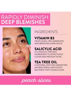 Peach Slices Peach Slices | Deep Blemish Microdarts | Acne Patch | Early Stage & Deep Pimples | Fast-Acting | Salicylic Acid | Tea Tree Oil | Niacinamide | Cica | Hyaluronic Acid | Spot Treatment | 9 Patches  - Image 4