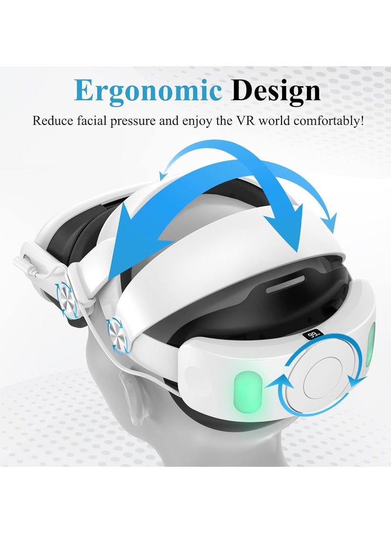 Head Strap with 6000mAh Battery Pack for Meta Quest 3 - Image 3