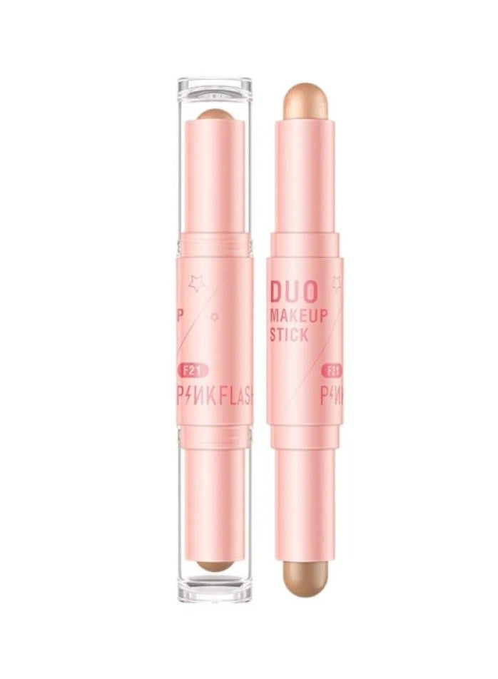Pink Flash Highlighter and Contour Duo Makeup Pen  - Image 1
