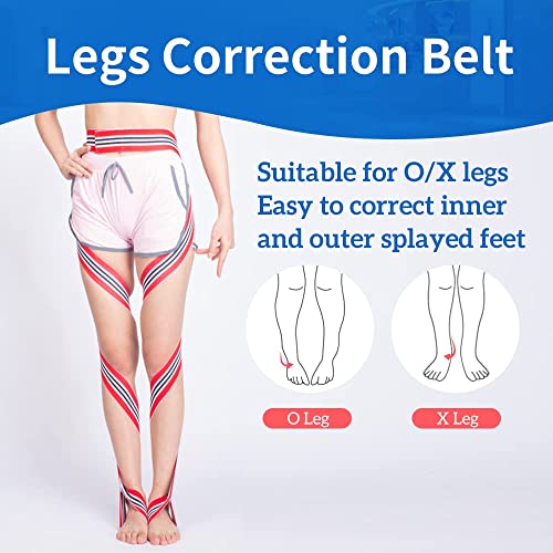 GHORTHOUD O/X Legs Correction Belt Legs Posture Corrector Band Unisex O/X Legs Bandage Lightweight Pediatric Straighten Belt for Men Women and Children（Large） - Image 2