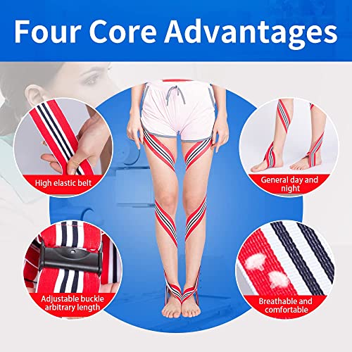 GHORTHOUD O/X Legs Correction Belt Legs Posture Corrector Band Unisex O/X Legs Bandage Lightweight Pediatric Straighten Belt for Men Women and Children（Large） - Image 5