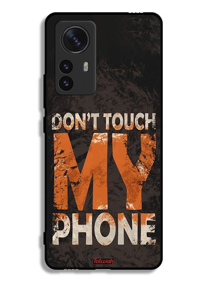 Tolwak Xiaomi 12 Pro Protective Case Cover Do Not Touch My Phone - Image 2