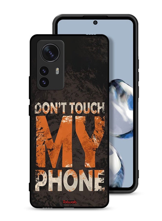 Tolwak Xiaomi 12 Pro Protective Case Cover Do Not Touch My Phone - Image 1