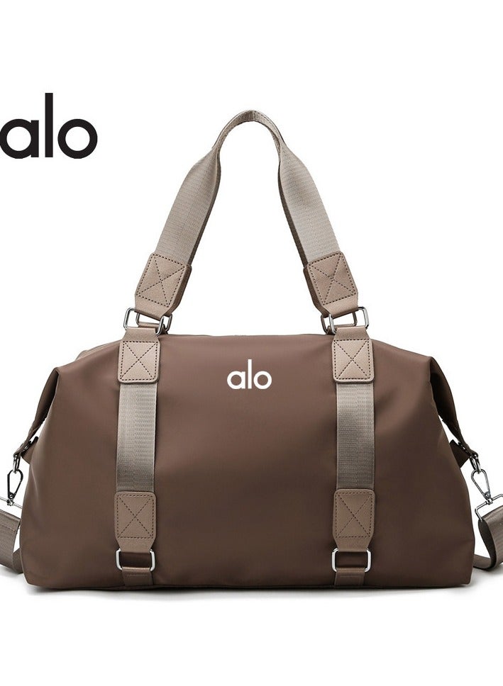 alo A yoga fitness bag hand-held training yoga bag women's wet and dry separation large capacity