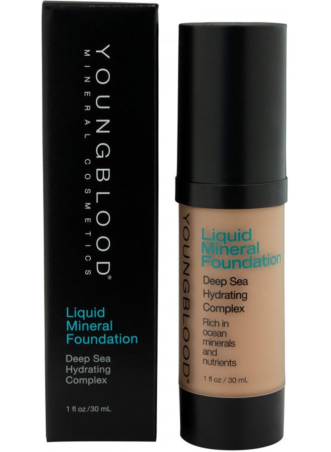 Youngblood Youngblood Mineral Cosmetics Liquid Mineral Foundation, Golden Sun (Old Version) | Full Coverage Mineral Lightweight Makeup | Vegan, Cruelty Free, Paraben Free - Image 2