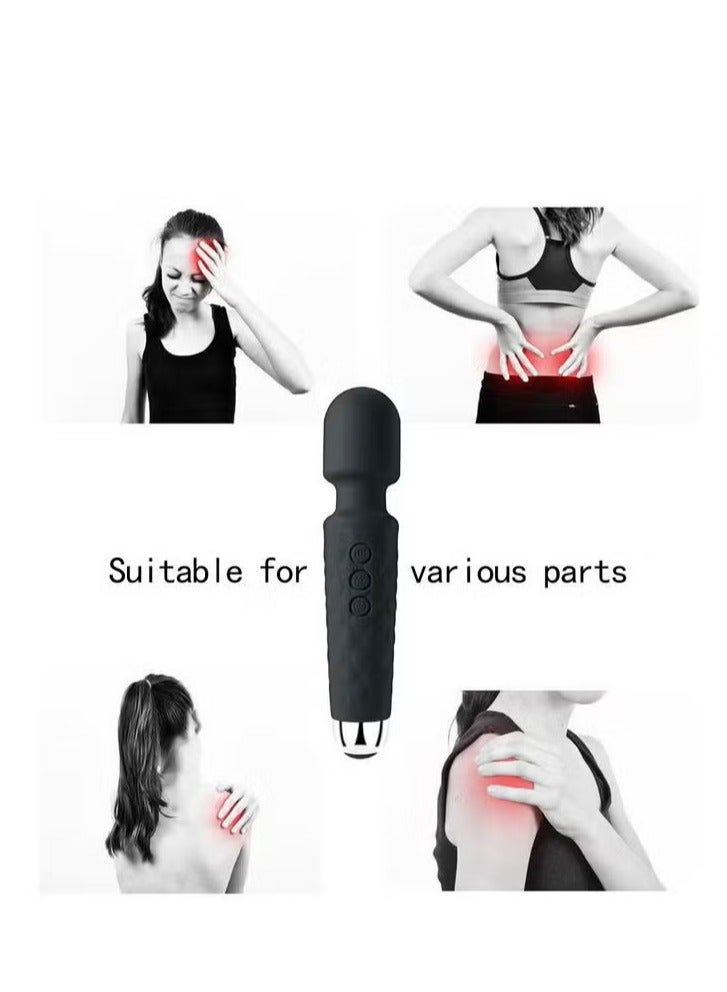 Rechargeable Electric Body Massager Black - Image 2