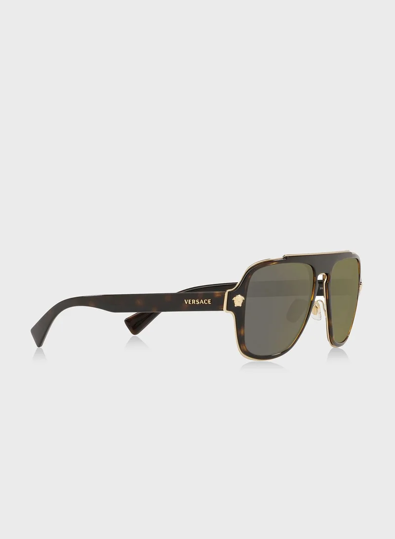 VERSACE 0Ve2199 Irregular Sunglasses