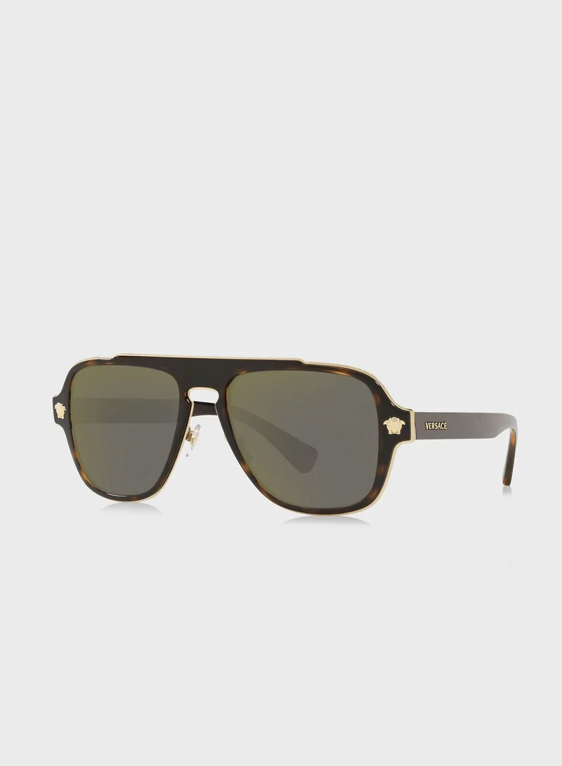 VERSACE 0Ve2199 Irregular Sunglasses