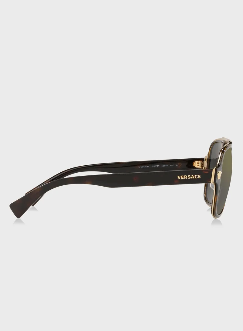 VERSACE 0Ve2199 Irregular Sunglasses