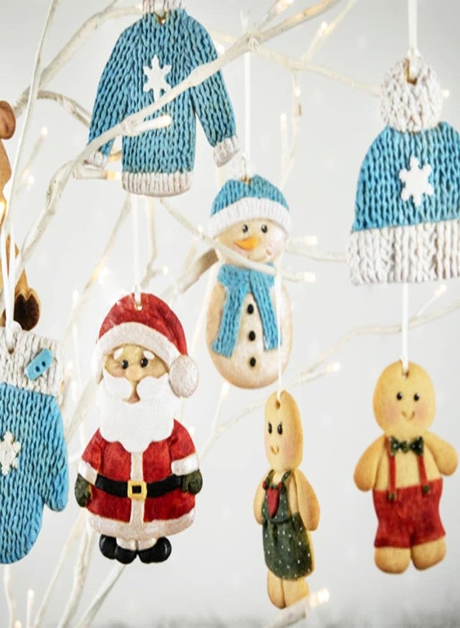 Caregene Christmas Knitted Sweater Fondant Molds Knitting Silicone Fondant Molds Chocolate Baking Molds for Christmas Party Cake Decoration Cupcake Toppers Gum Paste Polymer Clay Resin - Image 5