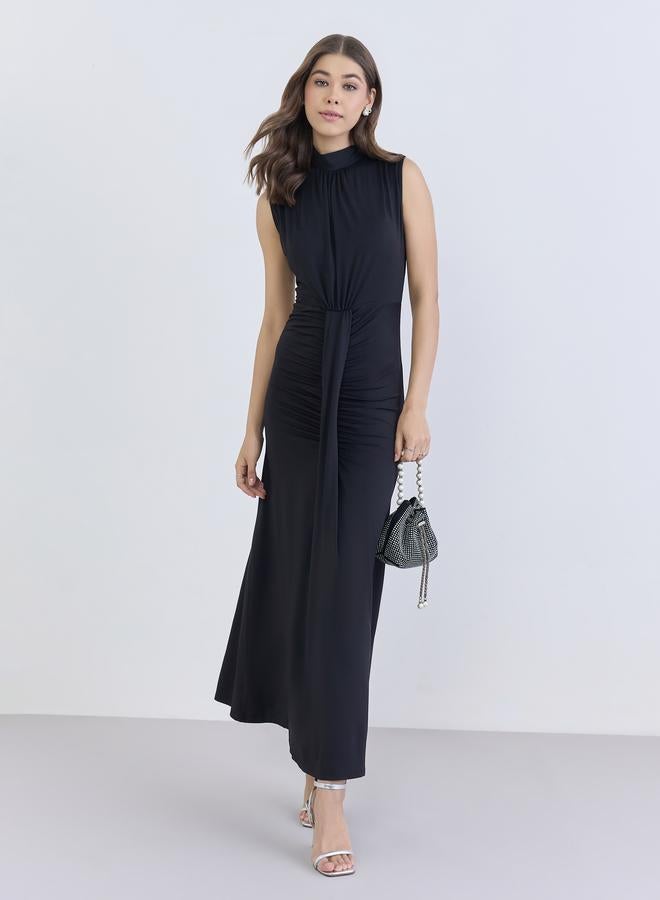 Styli Women Black Sleeveless Maxi Dress - Image 1