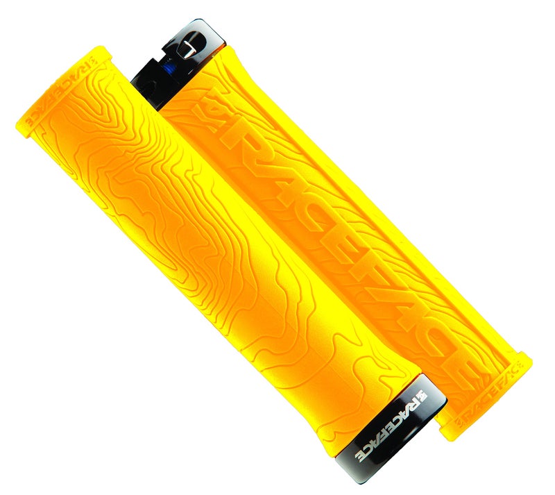 Race Face Half Nelson Locking Bike Grips, Yellow