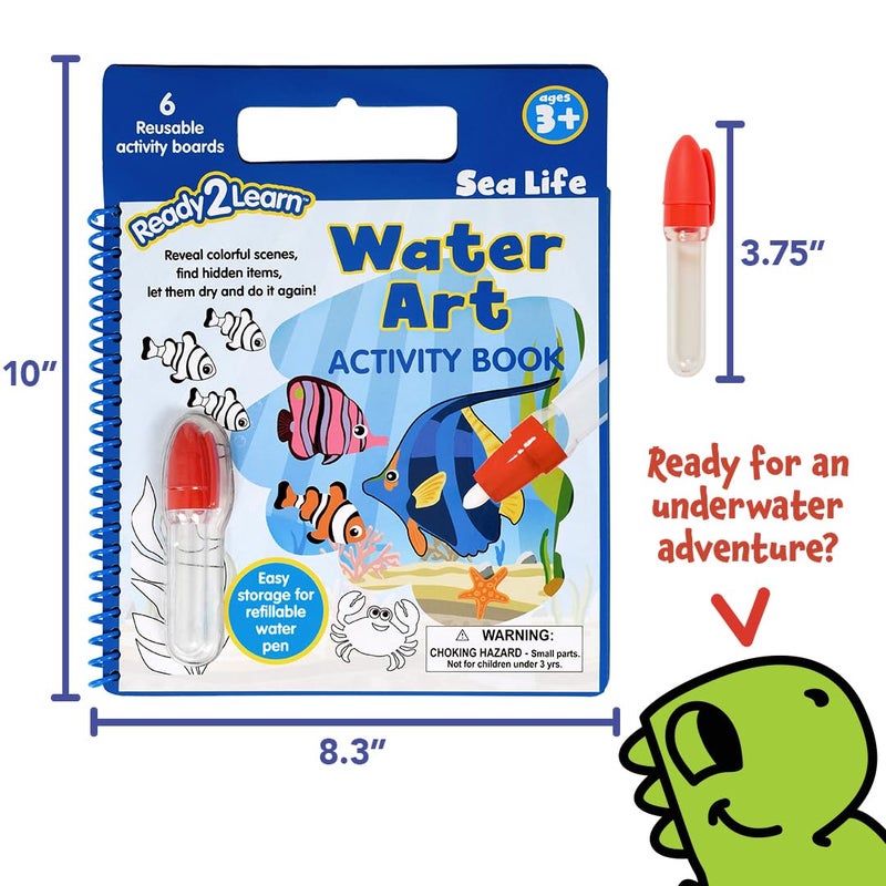 READY 2 LEARN Water Art Activity Book - Sea Life - Image 3