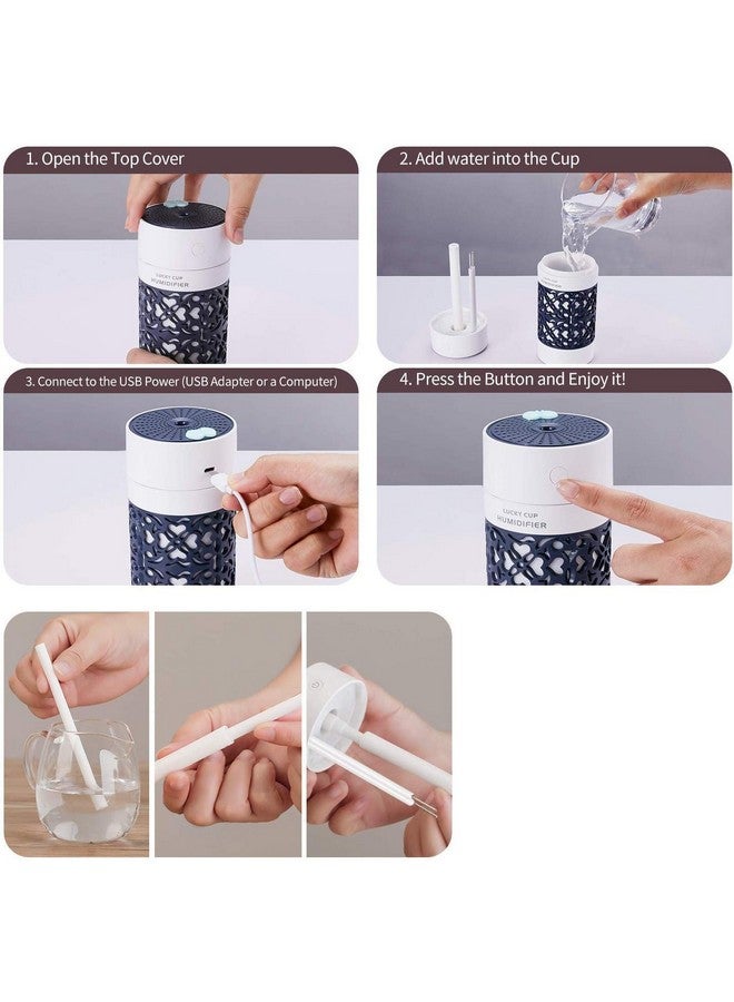 SEASPIRIT Magic Cup Cool Mist Humidifiers Essential Oil Diffuser Aroma Air Humidifier with Led Night Light Colorful Change for Car, Office, Babies, - Image 4