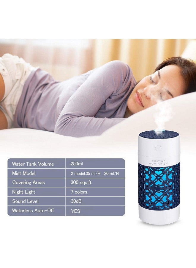SEASPIRIT Magic Cup Cool Mist Humidifiers Essential Oil Diffuser Aroma Air Humidifier with Led Night Light Colorful Change for Car, Office, Babies, - Image 5